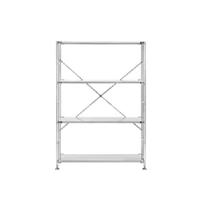 MUJI Stainless Unit Shelf Set Wide W86XD41cm