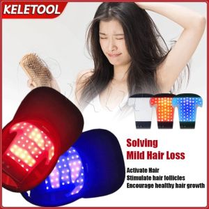 Laser Hair Growth Cap Clinically Proven Red Light Therapy for Anti Hair Loss Thicker Hair FDA Cleared Regrowth Helmet for Men Women