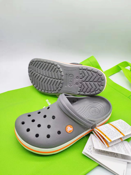 Crocs crocband unisex Slip Ons for man/woman sandals with ECO Bag