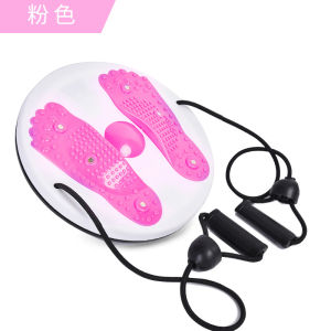 Ab Twist Waist Disc Board1 PCS Upgraded Adjustable Waist Trainer Twisting Disc with Handles and 1 PCS Leather Tape Measure Multi-function Home Fitness Foot MassagePurple