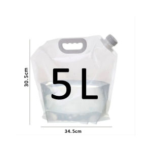 5L Portable Folding Water Storage Bag Emergency Hiking Camping Large Capacity Bag  Large Capacity Water Storage Bag