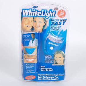 Alat Pemutih Pencerah Gigi Elektrik Teeth White Light Whitening Lampu LED Akselerator Sinar UV Penghilang Perontok Pembersih Membersihkan Memutihkan Menghilangkan Noda Karang Plak Gigi Kuning Instan Instant Super Cepat Natural Alami Permanen