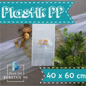 Plastik Layangan  Kantong Plastik PP Bening 40x60 cm Tebal 35 Micron – Plastik Laundry Plastik PP Laundry 250 Gr Kemasan Kuat & Murah
