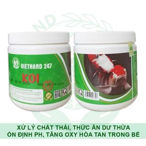 Men vi sinh VIETHAND 247 xử lý bể cá Koi. HÀNG CHÍNH HÃNG