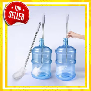 Sikat Galon Isi Ulang Pembersih Botol Tongkat Fleksibel Putar 360 Derajat Manual - Sikat Pembersih Serbaguna - Alat Kebersihan