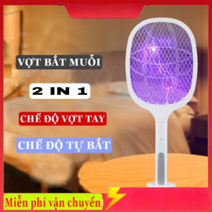 Vợt muỗi thông minh 2 trong 1 kèm đèn bắt muỗi tự động pin sạc 1200mAh bảo hành 3tháng.