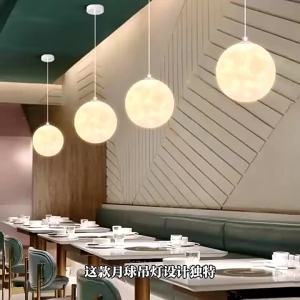 SXH Restaurant chandelier moon lamp planet-shaped moon light corridor bar chandelier commercial lighting fixture for shops bedroom lamp