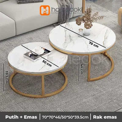 Homedoki Meja Tamu Minimalis Samping Meja Kopi Meja Samping Coffee Table Beside Table Hias Meja Ruang Tamu Kayu Minimalis