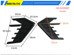 Mang cá mập dải trang trí bên hông ô tô giả thông gió tạo nét cá tính
