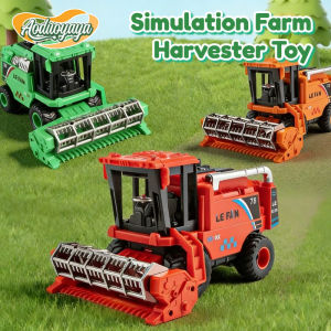 AODUOYAYA Child Simulation Farm Harvester Toy Tractor Toy Simulation Harvester for Kids Farmer Car Inertial Engineering Vehicle