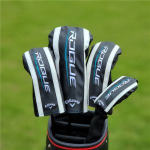 PING Callaway ROGUE Golf Club #1 #3 #5 Wood Headcovers Driver Fairway Woods Cover PU Leather Head Covers Golf Putter Cover