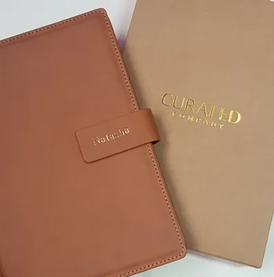 Made in SG | Personalised Hotstamped A5 Notebook | Customised Gift