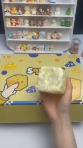 Square Cheese Squishy Toys Nice Cube Needoh Fidget Stress Relief Sensory Toy