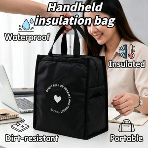 Insulated Bento Lunch Bag Waterproof Oxford Cloth Insulation Large Capacity Kids Students Office