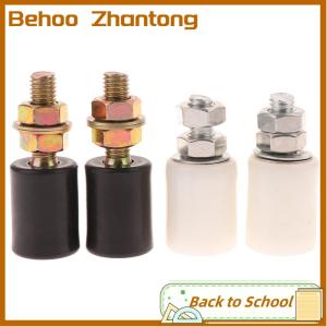 Behoo 1set Guide Wheel Patio Door Track Guide Rollers Sliding Door Guide Rollers With L-Pillar Bracket Adjustable Double Nylon Rollers