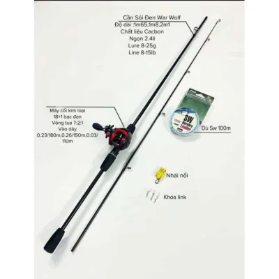 Combo cần lure Ngang