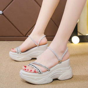 Dép xuồng đính đá 9cm X540-047 FORM TO