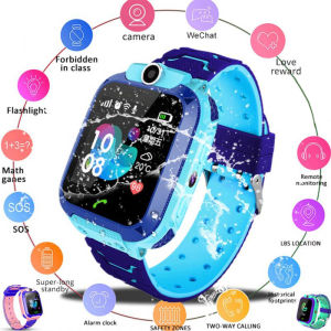 Q12 Waterproof Smart Watch for Kids LBS Tracker Clock SmartWatch SOS Call for Children Anti Lost Monitor Baby Wristwatch vs gifts