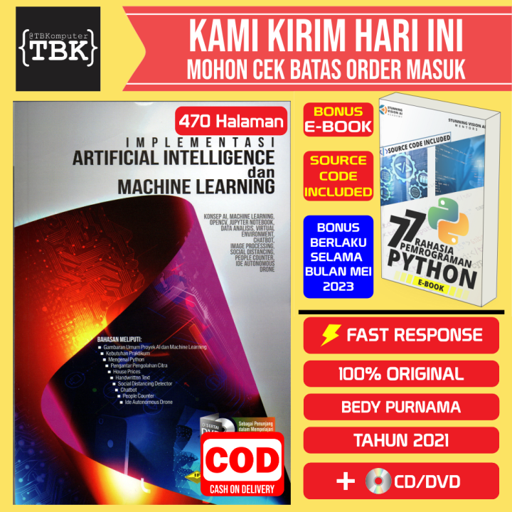 BUKU IMPLEMENTASI ARTIFICIAL INTELLIGENCE DAN MACHINE LEARNING | Lazada ...