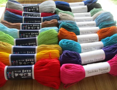 Japanese Embroidery Olympus Sashiko thread 100m 40colors