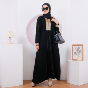 Abaya Hitam Gamis Turki - salaf boutique of abaya