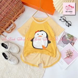 [XẢ GẤP] Quần áo trẻ em đồ bộ minky mom cho bé trai bé gái mùa hè BX79 Đồ bộ hè cho trẻ em bé trai gái thun lạnh SỌC_TÚI - Bé Xinh Shop