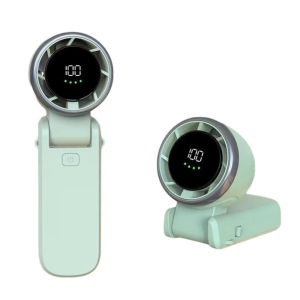 PortableFan 4000mA Rechargeable Battery USB Fan Foldable Handheld Fan Turbo Bladeless Small Pocket Fan for Outdoor