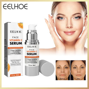 EELHOE Vitamin C Essence Original Liquid Facial Essence Skin Care Products Niacinamide Serum Facial Essence Whitening Essence Face Serum Skin Care Melanin Dark Spot Removal Liquid Whiten Brighten Facial