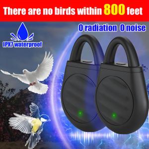 【24 hours delivery】Better to use than bird spikes Ultrasonic bird repellent AI chip Intelligent frequency conversion pigeons repellent penghalau burung merpati 360° eviction High frequency resonance sound waves crow repellent 智能驱鸟神器 赶鸟神器