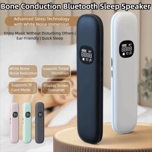 AUDIENC LED Display Bone Conduction Sleep Speaker Timer Function Bluetooth 5.4 Under Pillow Speaker Wireless TF Card Slot Pocket Bluetooth Speaker Sleeping