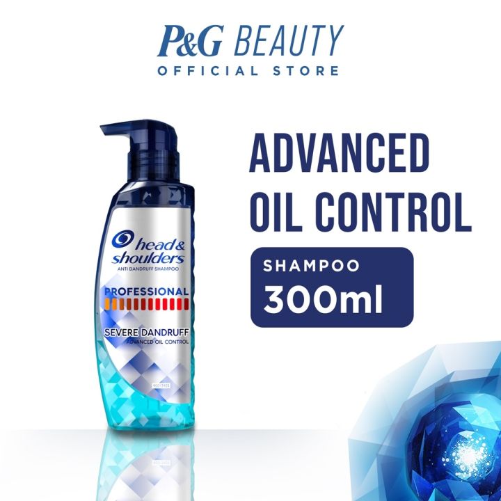 Head Shoulders Shampoo Severe Dandruff Advanced Oil Control 300ml Paraben Free Anti Dandruff Clinically Proven Itch Relief Regular Size 300Ml Lazada Lazada PH