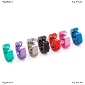 [COD] Big House ต่างหูหนีบหูเหล็กไทเทเนียมสำหรับผู้ชายเครื่องประดับต่างหูผู้หญิงแบบไม่ต้องเจาะ