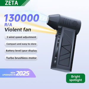 2025 Mini Turbo Violent Fan Mini 3nd generasi X3 Blower ganas Mini Turbo Jet Fan Handheld Brushless Motor 130000 RPM kelajuan angin 52 m/s kipas saluran perindustrian