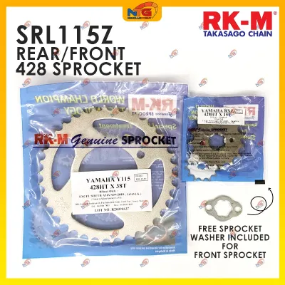 RKM Sprocket Motor 428 SRL115Z/SRL115 FI Front/Rear RK-M