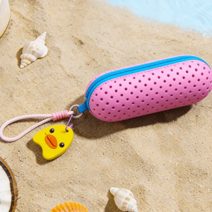 ALLLUCK Hollow EVA Glasses Case EVA Hard Shell Lightweight Eyewear Holder Fashion Breathable Sunglasses Protector Swimming Equipment