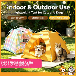 Lovinland Cat Tent Kitten Tent Cave Nest Bed Portable Pet Cats Dogs Tents House for Little Dog Puppy Folding House with Soft Mat for Small Animals All Seasons Indoor and Outdoor Use