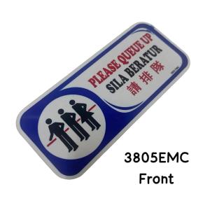 [1 Pcs] Side Board/List Board/Notice Plate (Different Design Same Size With Double tape Behind)
