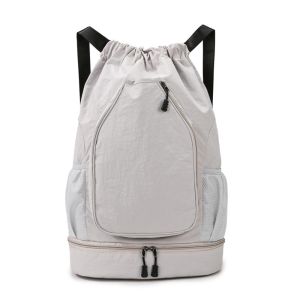 VBNFH 2 Rackets Tennis Racket Backpack Large Capacity with Shoes Pocket Badminton Sports Bag Fashion Adjustable Strap Gym Pack Travel