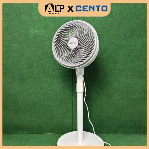 ALP X CentoV 10inch Turbo Stand Fan | Strong wind 1200RPM | 3 speed adjustment | CTSF104 Blade Table Kipas Putih