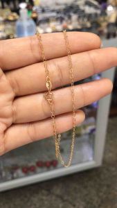 สร้อยคอเกาหลี สร้อยคอสีโรสโกลด์ 18k สร้อยคอแฟชั่น พร้อมส่ง