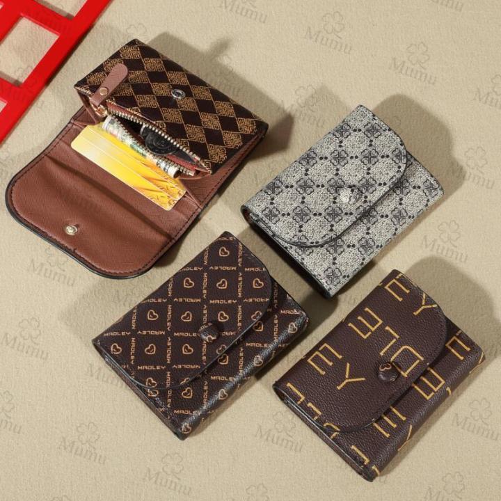 Mumu 1088 Cute Leather Woman Wallet Card Holder For Women Coin Purse  Students Wallets Lazada PH