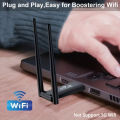 USB Wifi Repeater 300M Wi-Fi Signal Booster 2.4G Wireless Extender 2 Antenna Long Range Wi Fi Adapter For Desktop PC Laptop. 