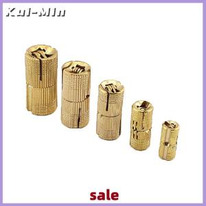 Kui-Min Copper Brass Furniture Hinges 8-24mm Cylindrical Hidden Cabinet Concealed Invisible Door Hinges For Hardware Gift Box