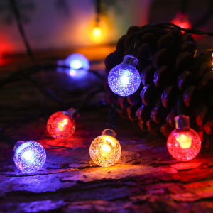 20LED/5M Solar Light Outdoor IP65 Waterproof String Fairy Lamps Solar Garden Garlands Christmas Decoration