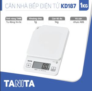 Cân Tiểu Ly Điện Tử Tanita KD187 Nhật Bản
