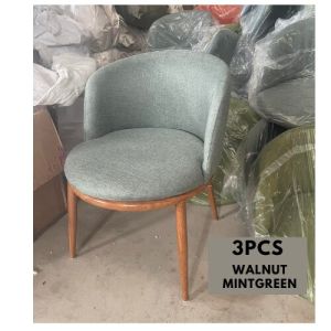 Tiancai Set 3pcs Chair Coffee chair home balcony apartment dining chair coffee shop chair and restaurant #5002
