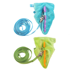 Color Pet Leash Harness Safe and Comfortable Flannel Vest For Puppies Kittens And Small Animals