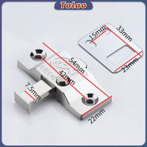 Talao Zinc Alloy Spring Bolt Safety Lock Buckle Bolt Automatic Spring Latch Anti-theft Bolt