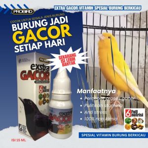 MULTIVITAMIN UNTUK SEMUA JENIS BURUNG EXTRA GACOR HERBAL DARI PROBIRD
