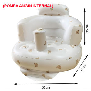 Kursi bayi Sofa bayi Sofa duduk buat bayi kursi bayi duduk santai Tempat Mandi Makan Bayi kursi(Memiliki pompa bawaan)